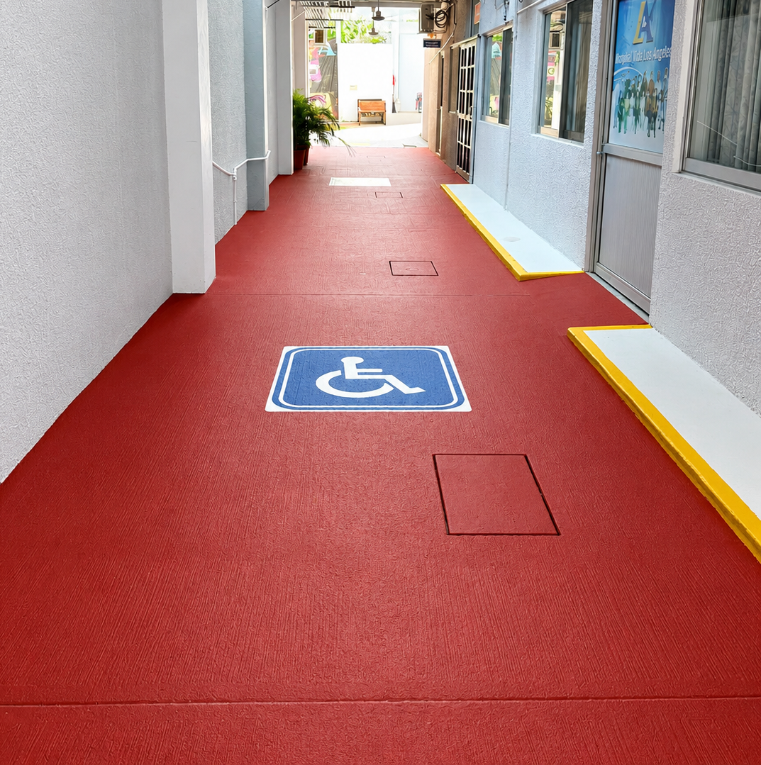 3.- Interior de la entrada de Urgencias para ambulancias